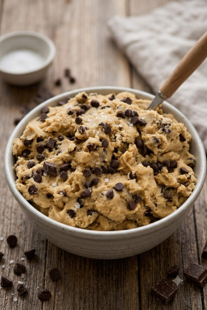 Gluten free chocolate chip cookie dough