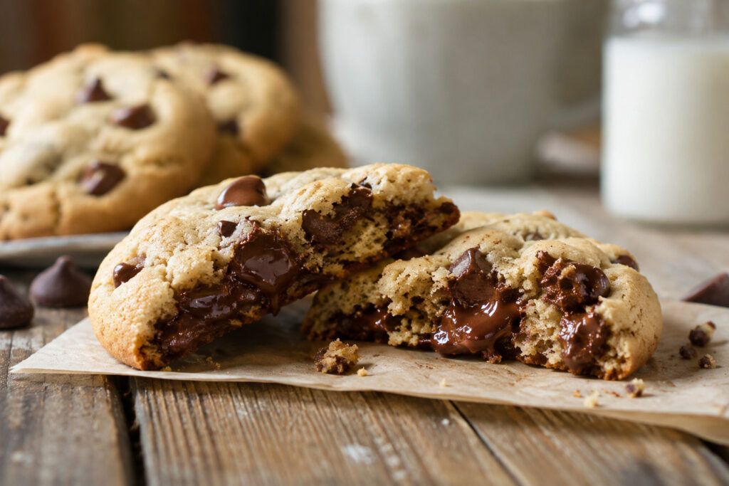 Soft-and-chewy-gluten free chocolate chip cookie